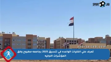 تعرف على الكليات الواعدة في تنسيق 2025 بجامعة مطروح وفق المؤشرات الأولية